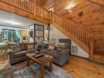 Lazy Bear Cove - Entry Level Living Room 